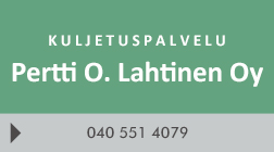 Kuljetuspalvelu Pertti O. Lahtinen Oy logo